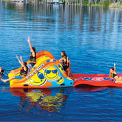 WOW Slide N Smile Inflatable Water Slide & Walkway Combo