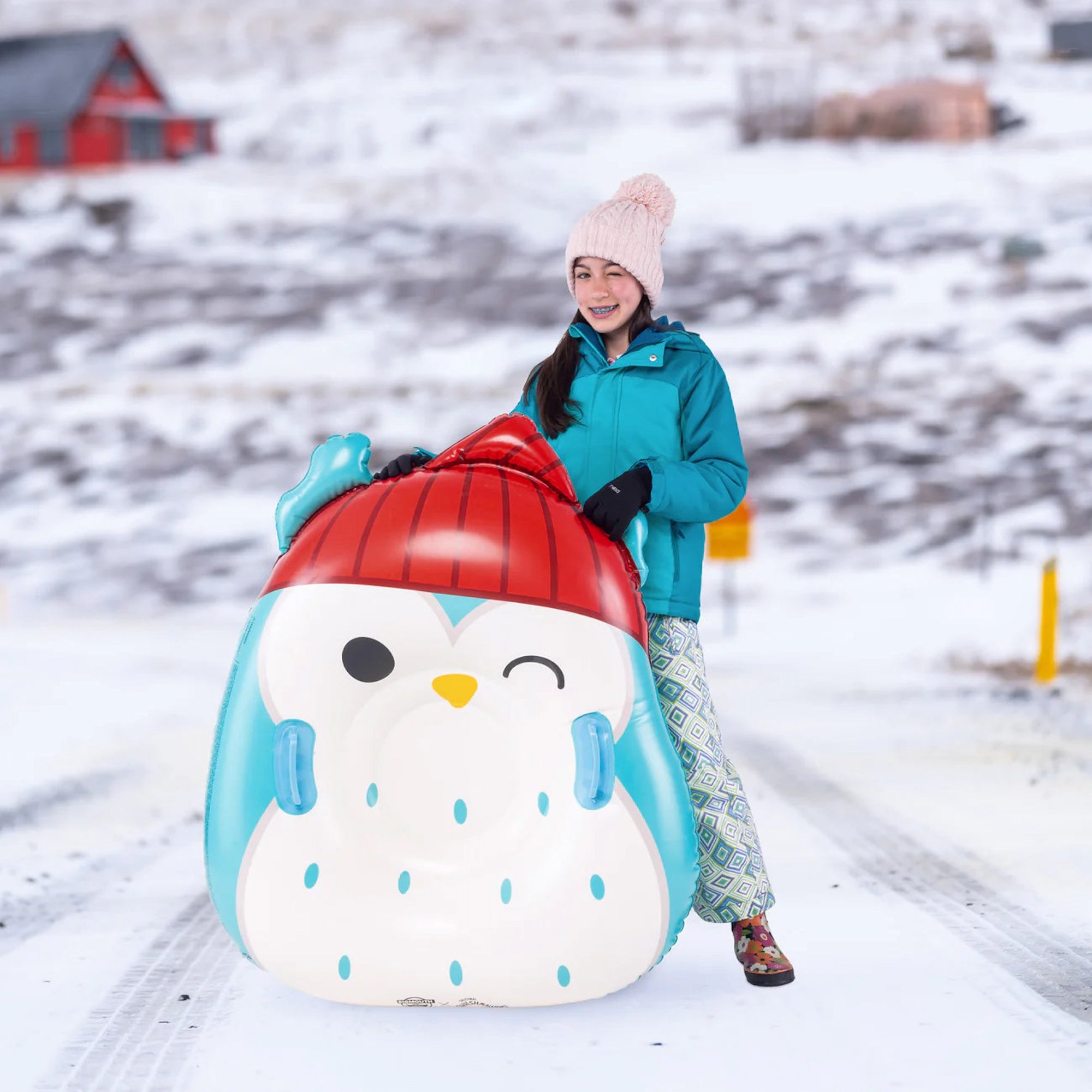 BigMouth x Squishmallows Winston the Owl Snow Tube