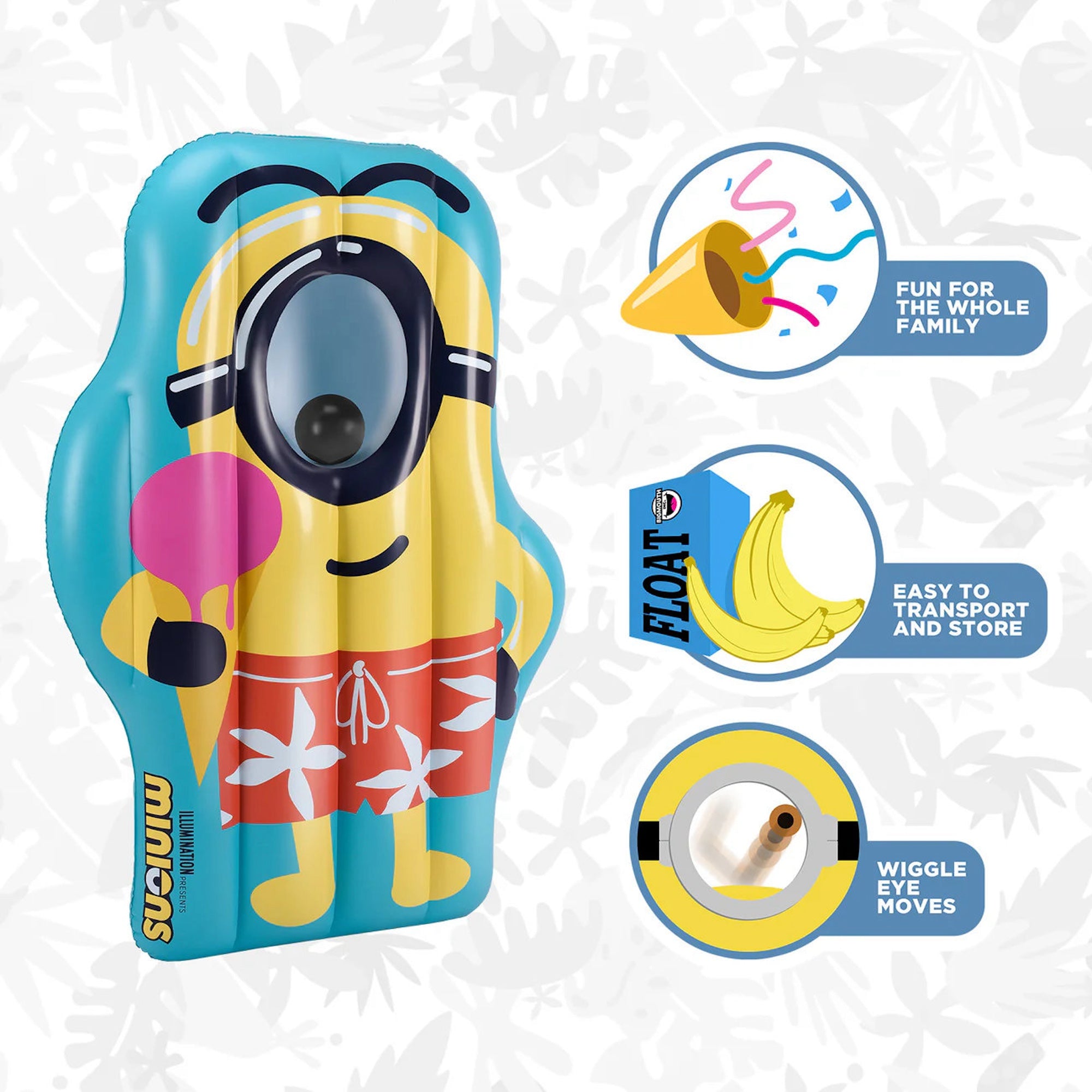BigMouth Summer Treat Minions Pool Float