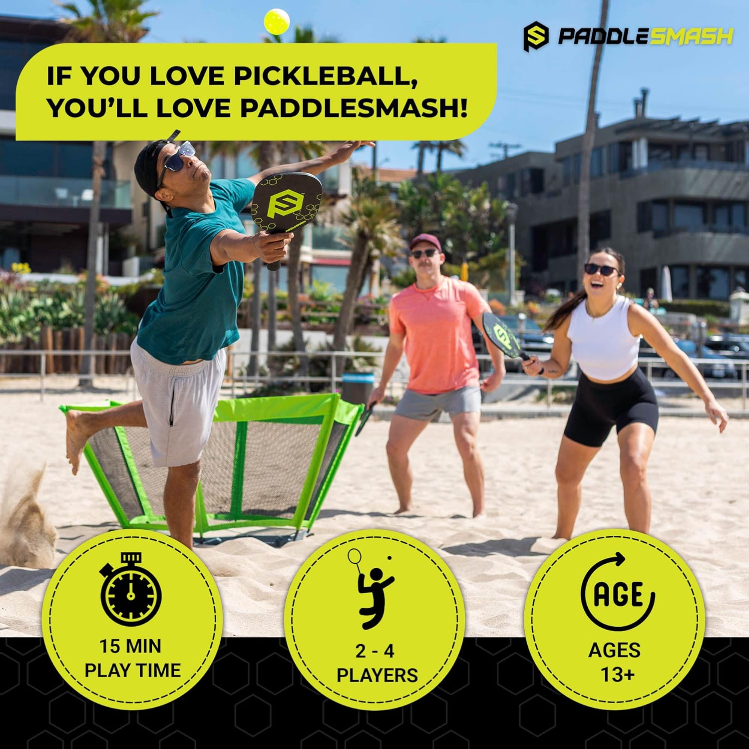 PaddleSmash Original Outdoor Yard Game
