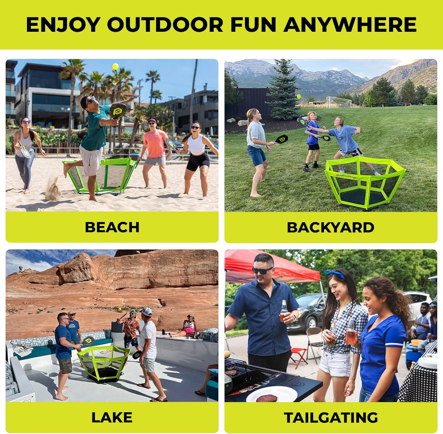 PaddleSmash Original Outdoor Yard Game