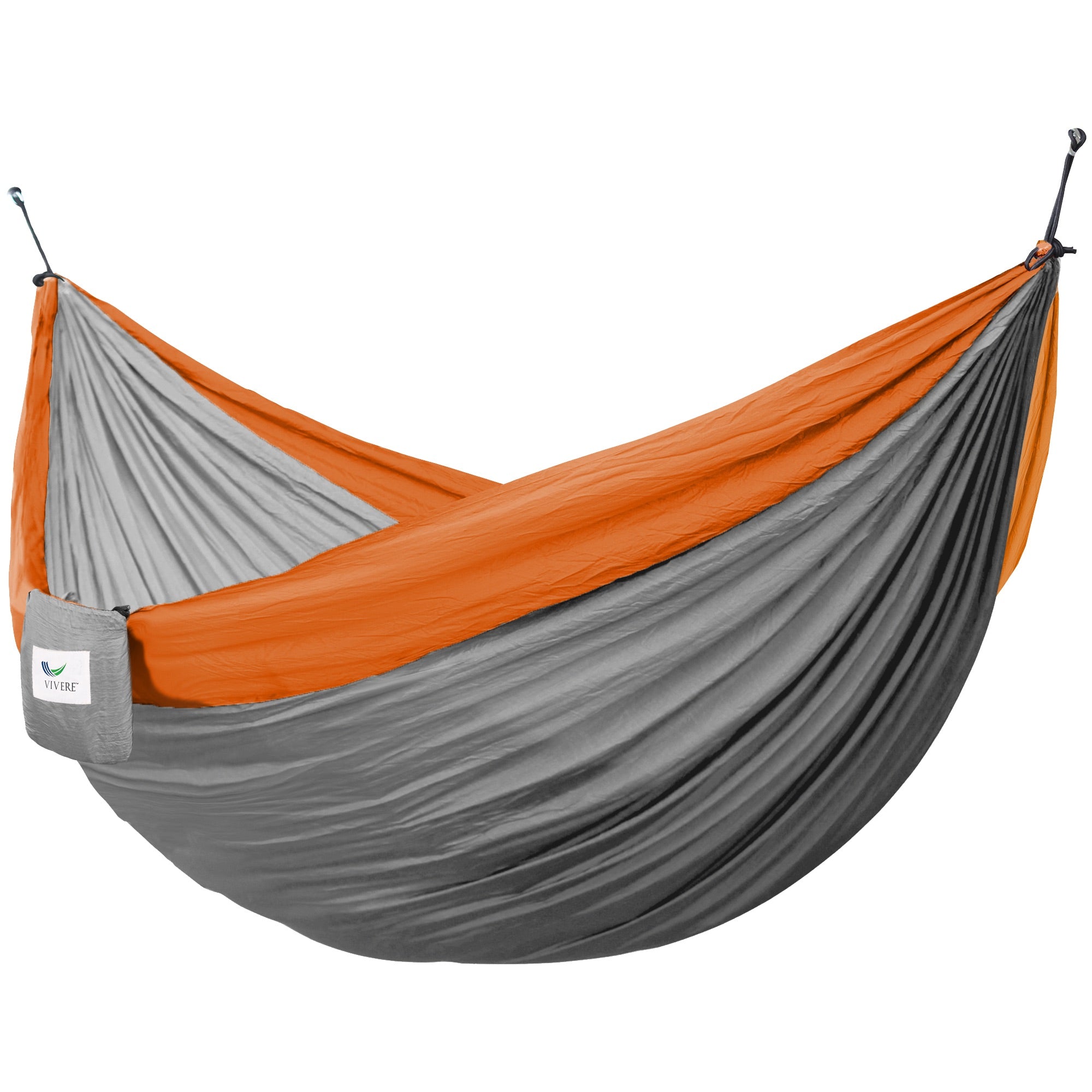 AKTIVE Hamac De Jardin Portable En Coton Orange - 200x100cm Avec Sac De Transport
