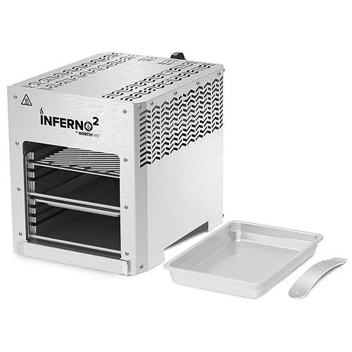 NorthFire Propane Infrared Grill Double Inferno2 Silver Vivere Canada