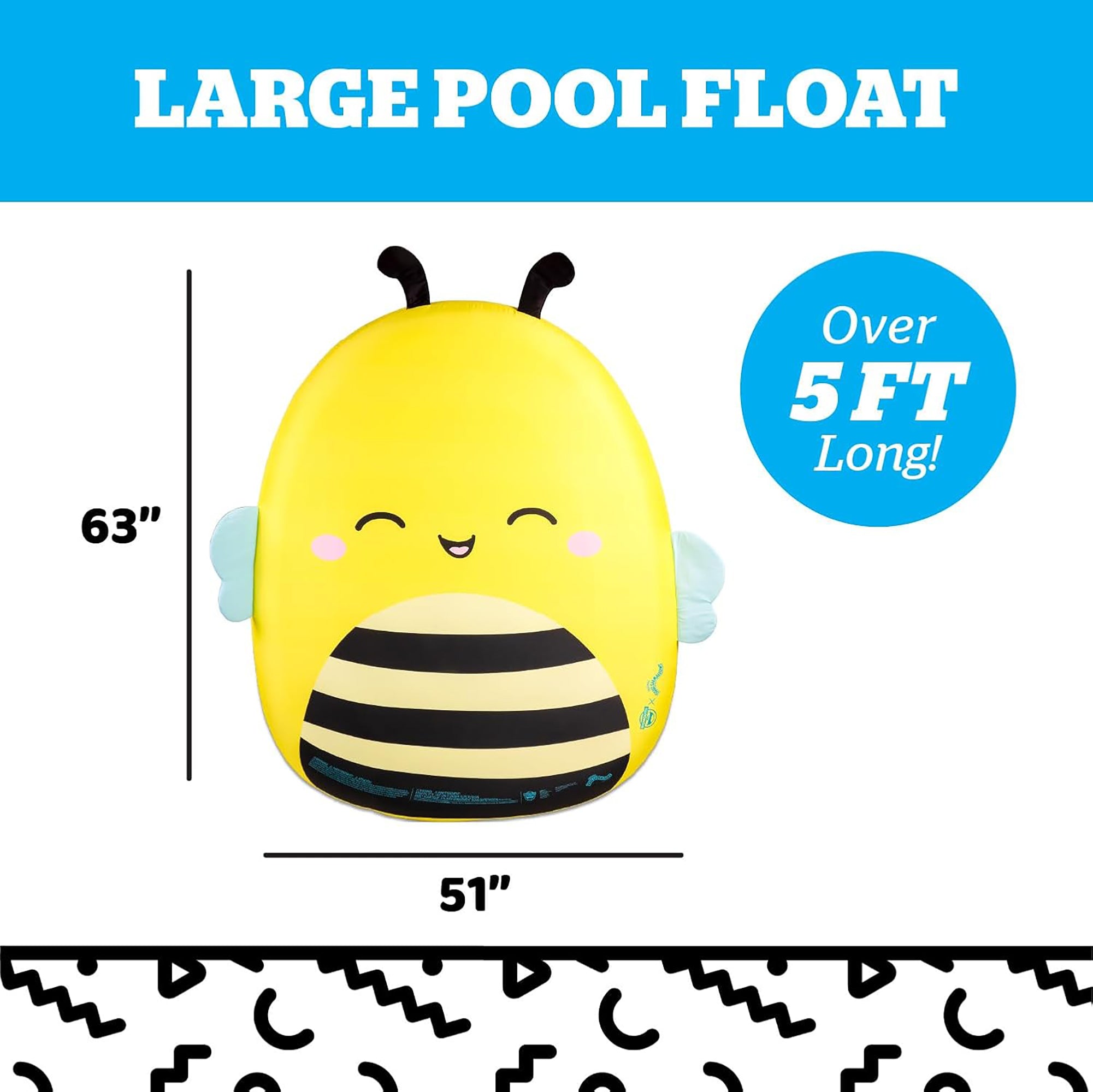 BigMouth x Squishmallows Sunny the Bee Fabric Float
