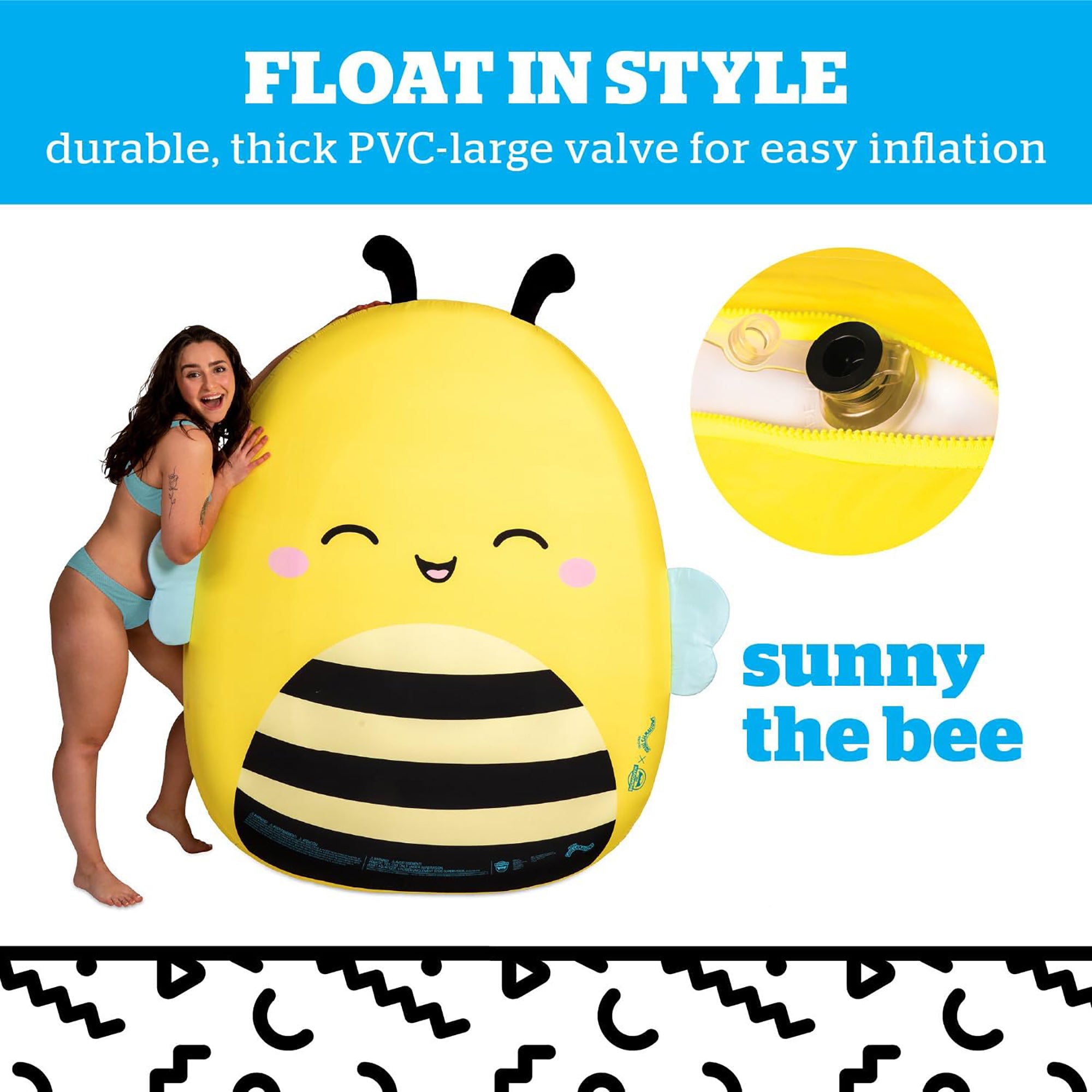 BigMouth x Squishmallows Sunny the Bee Fabric Float