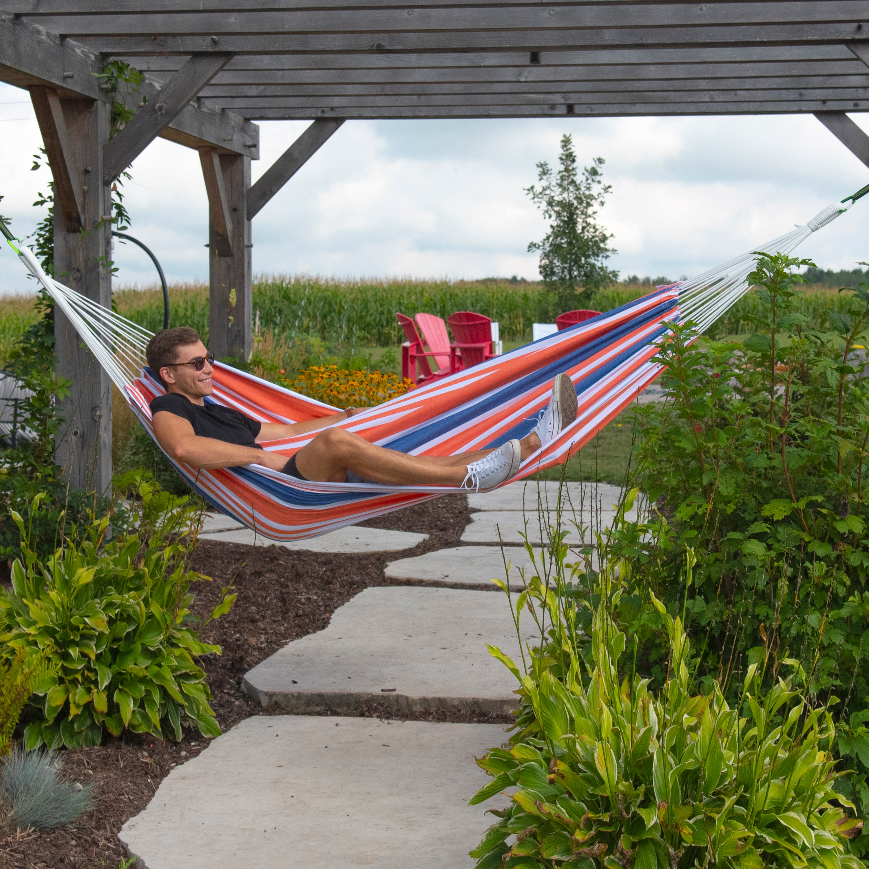 Universal Replacement Cotton Hammock - Orange Punch – Vivere Canada