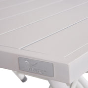 Brunch Aluminum Folding Table - White