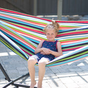 Hamac double Sunbrella® avec support (280 cm) - Carousel Confetti