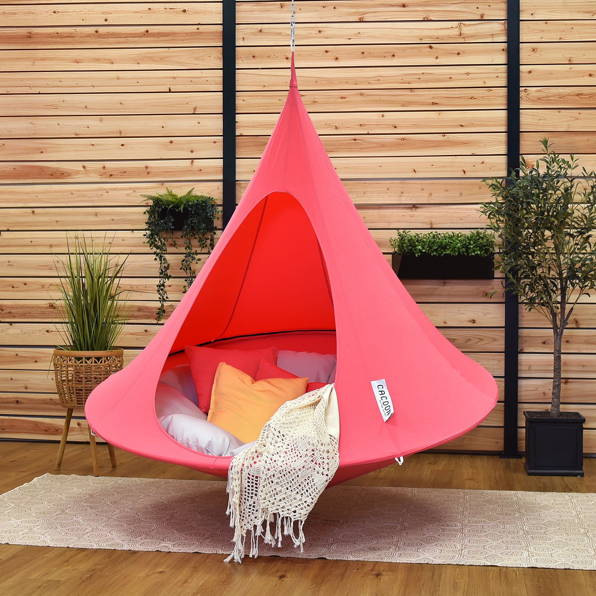 Double Cacoon - Coral Rose