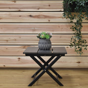 Coral Springs Aluminum Side Table - Charcoal