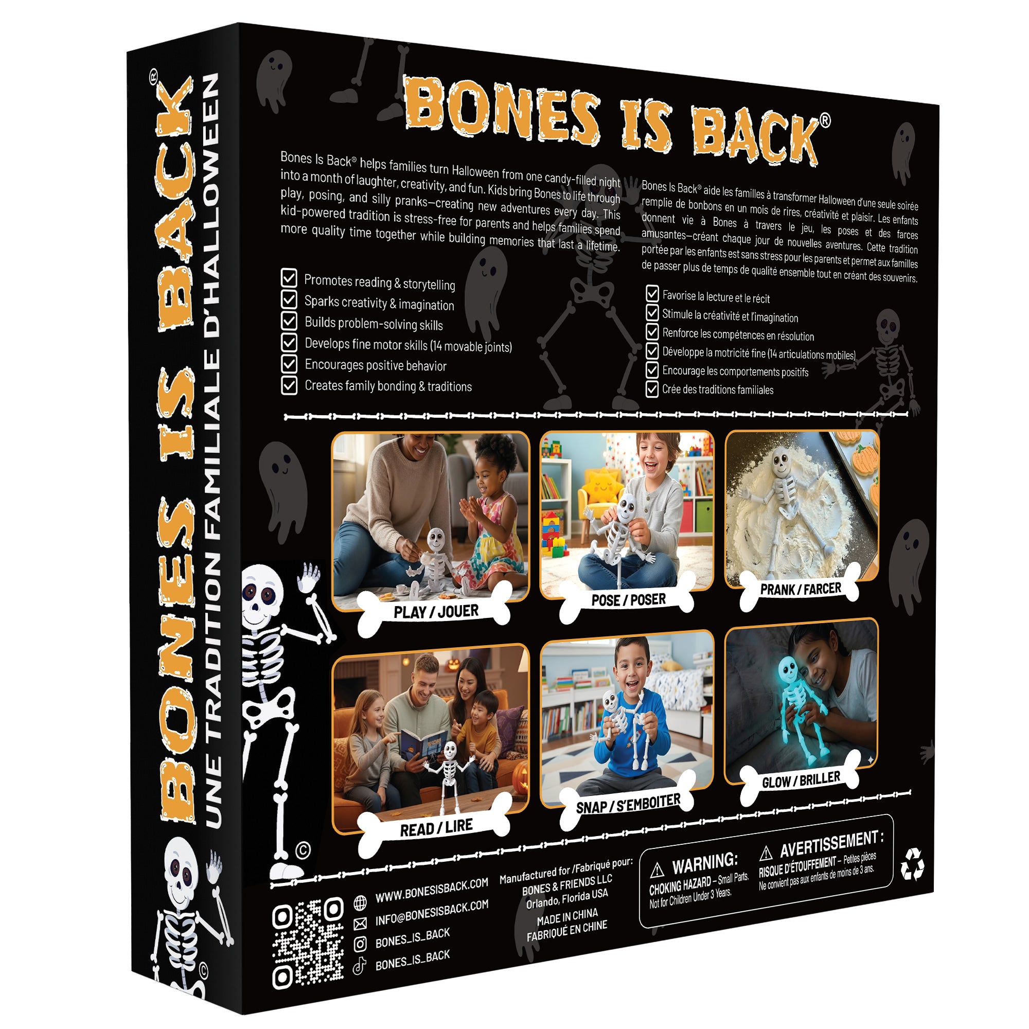 Bones Is Back - Interactive Toy & Book Set
