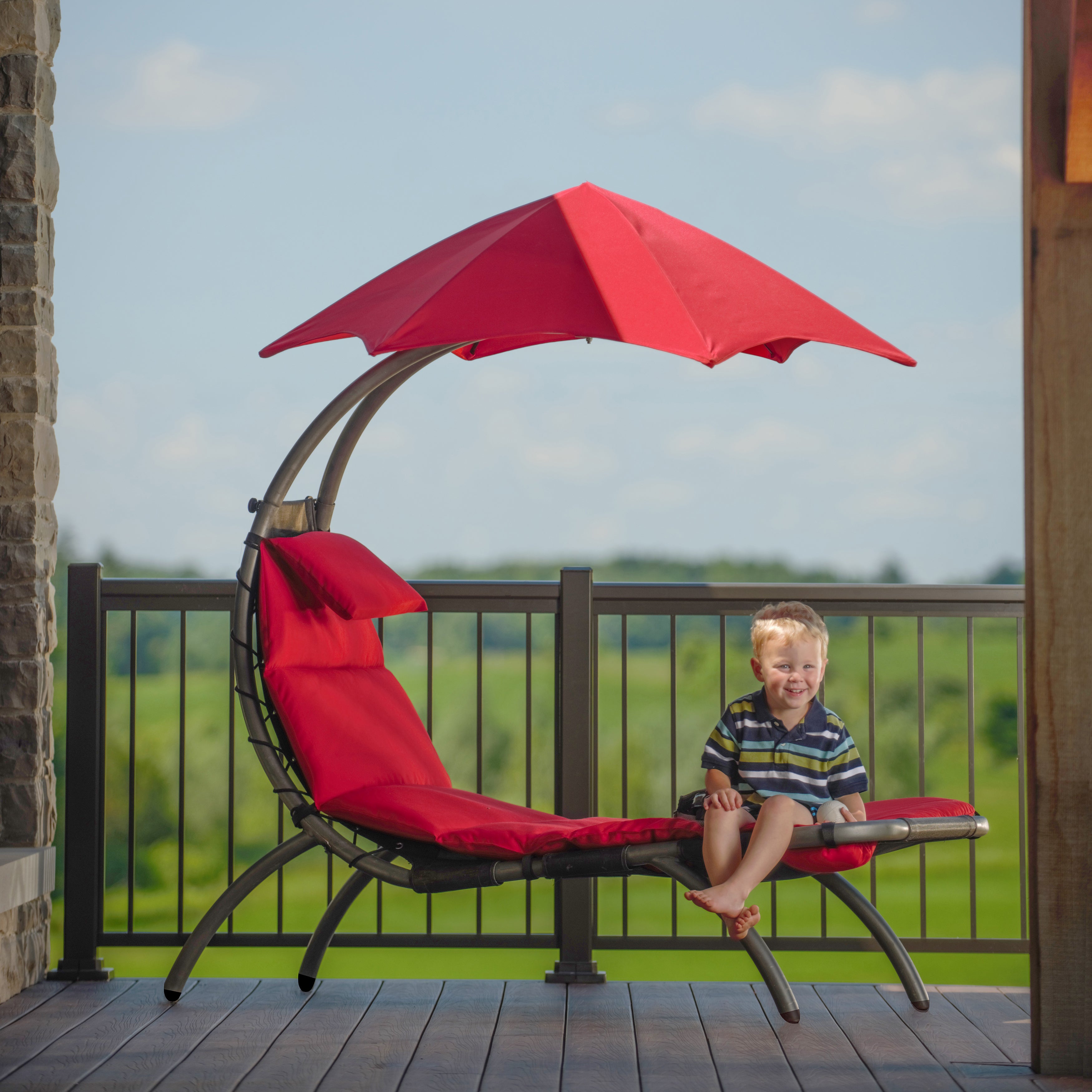 The Original Dream Lounger™ - Cherry Red – Vivere Canada
