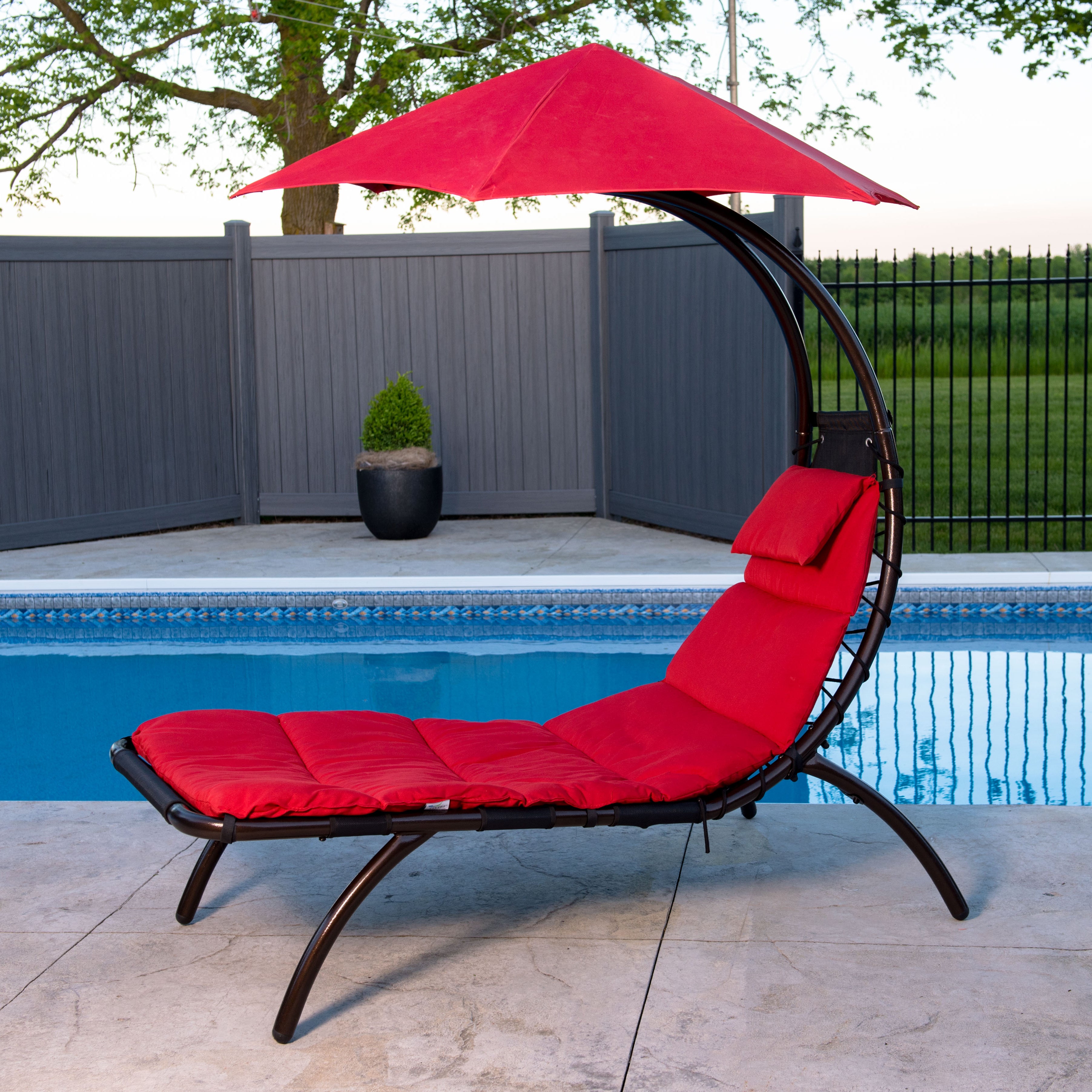 The Original Dream Lounger™ - Cherry Red – Vivere Canada