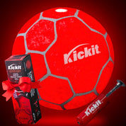 Kickit LED Soccer Tennis Ball - Red