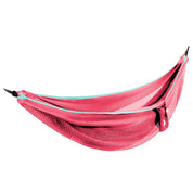 Hamac de camping en maille - Rose et Céleste