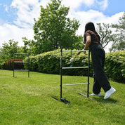 Ladder Golf® Extreme Metal Tournament Edition Ladder Ball Game - Blue & White