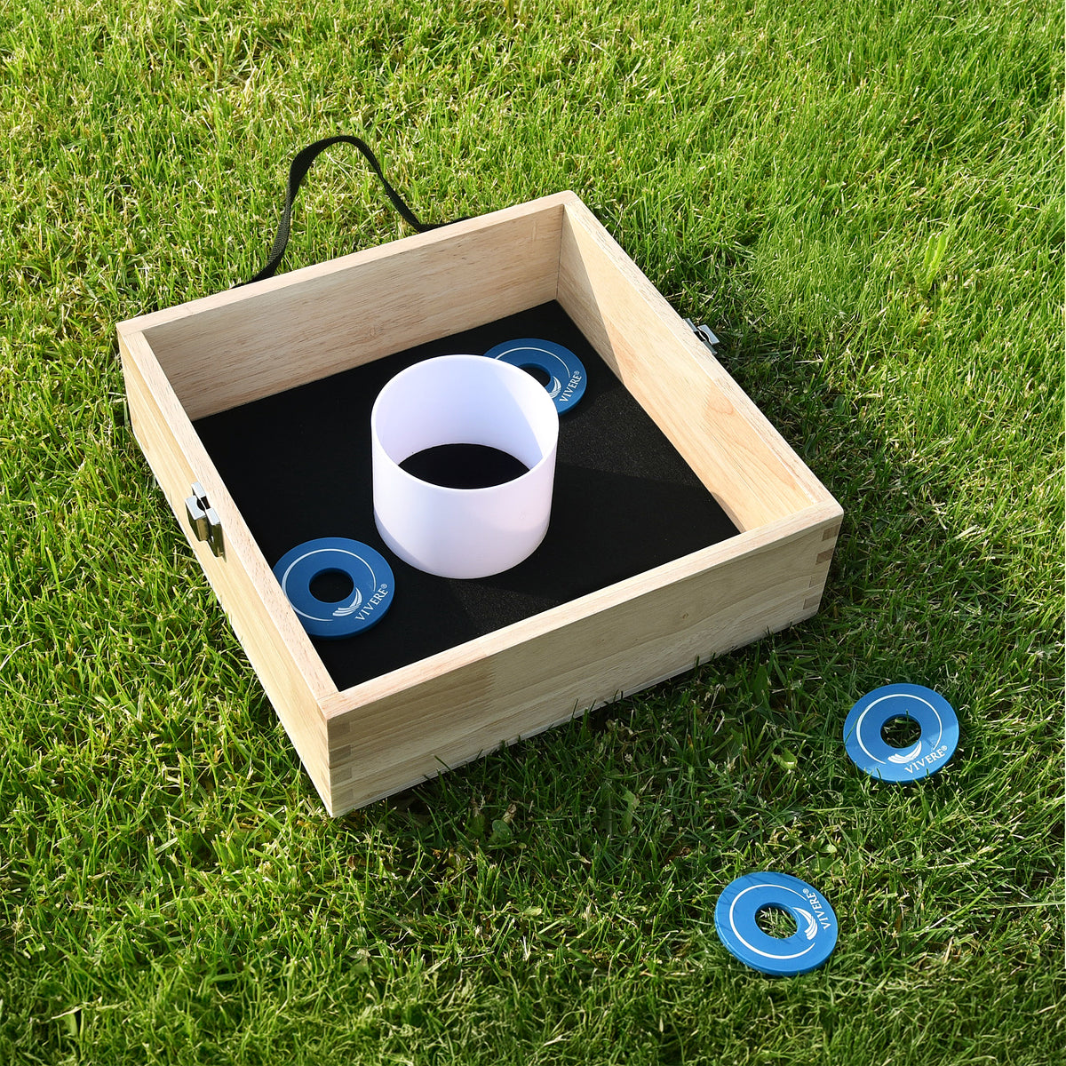 Washer Toss Tournament Edition Outdoor Game - Blue & Green – Vivere Canada