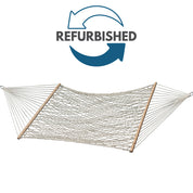 Refurbished Cotton Rope Spreader Bar Hammock - Natural