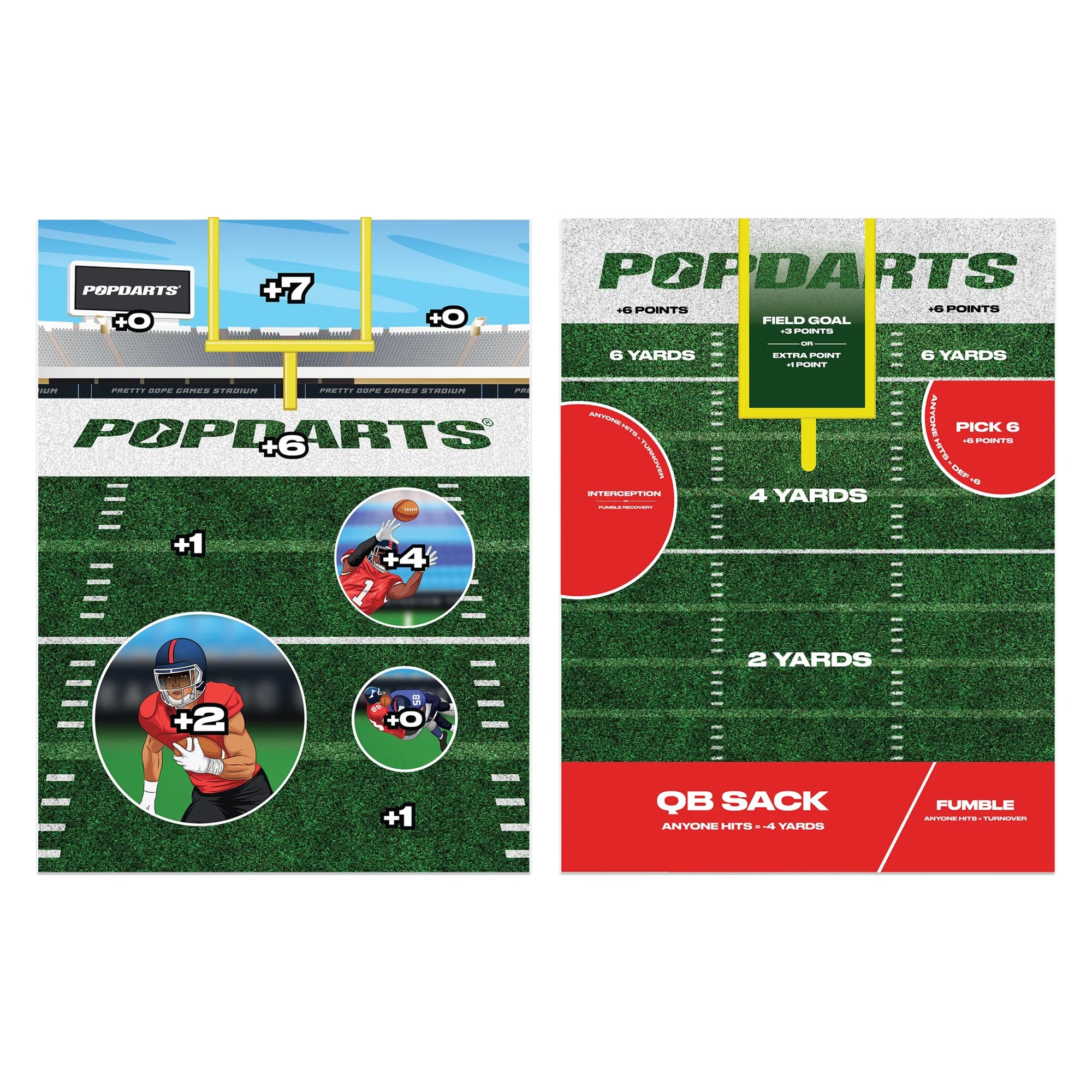 Popdarts Swaptop Board Top - Football