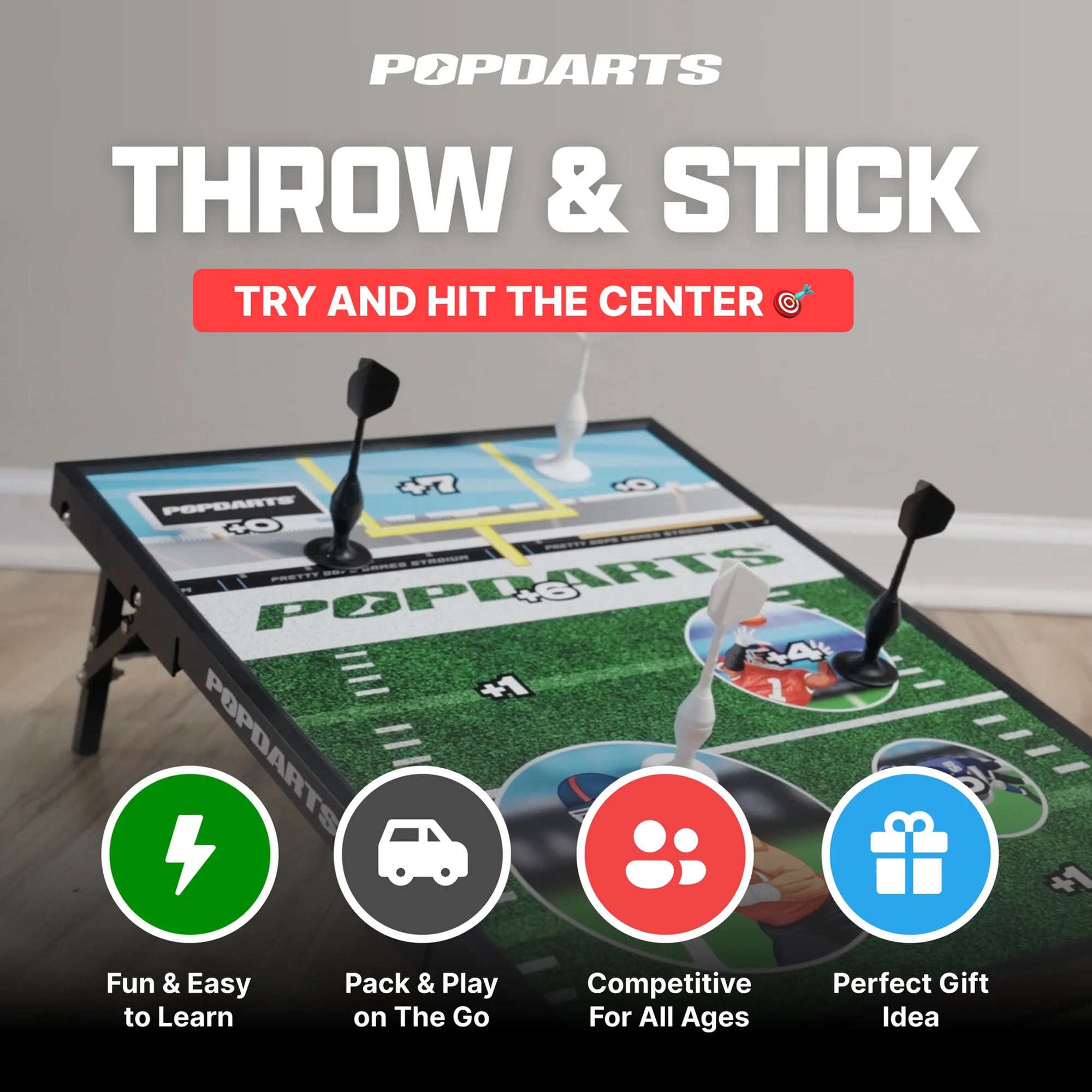 Popdarts Swaptop Board Top - Football