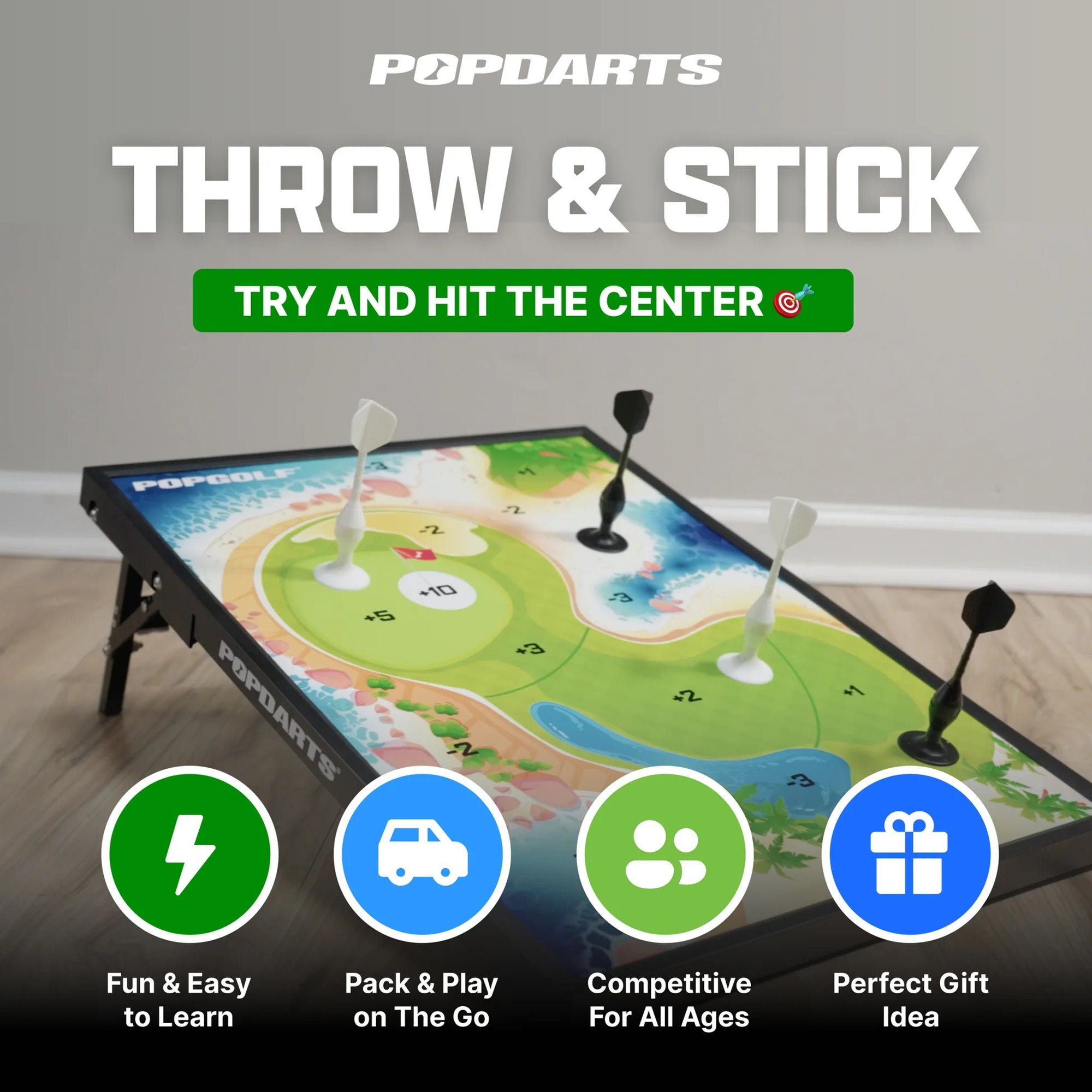 Popdarts Swaptop Board Top - PopGolf