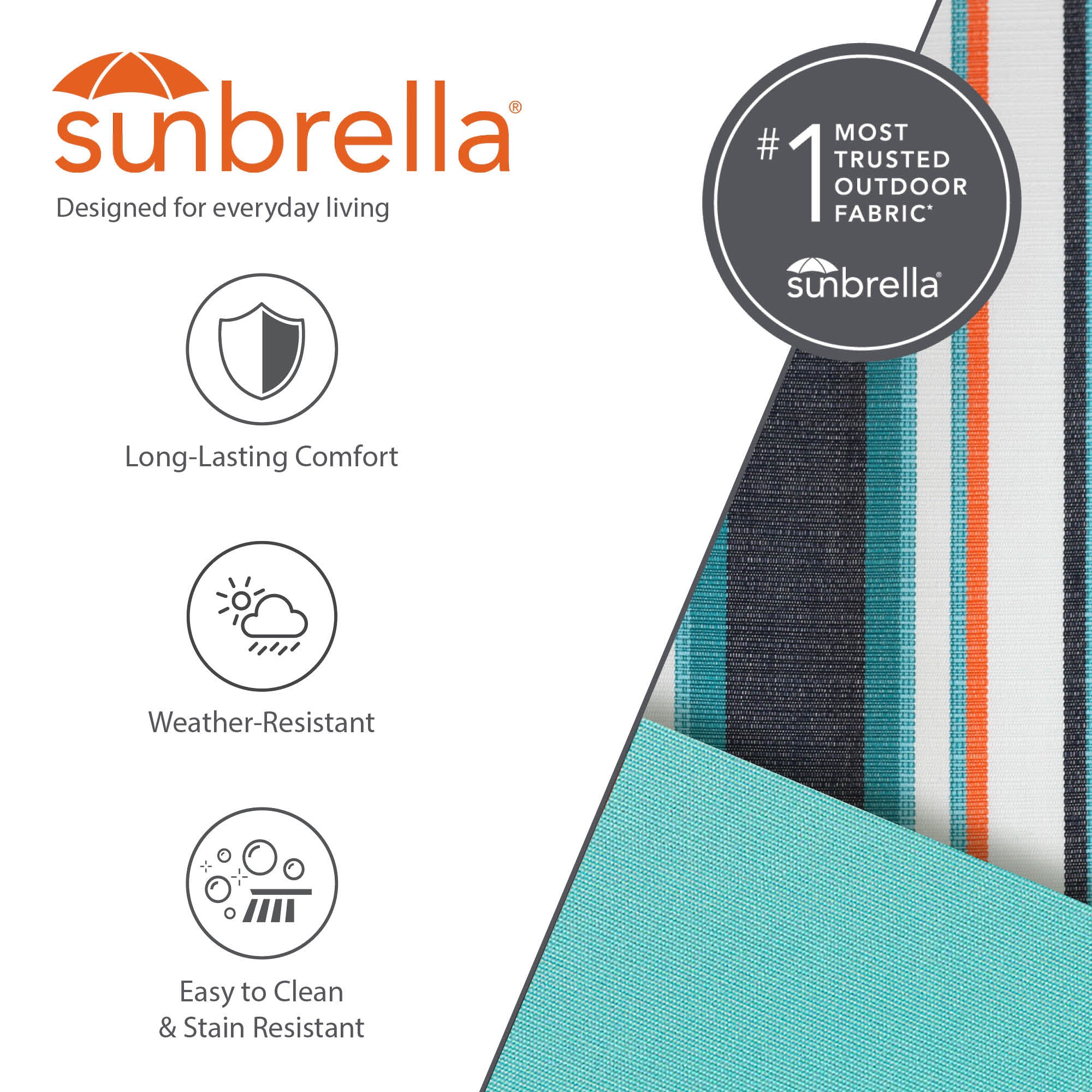 Sunbrella® Quilted Spreader Bar Hammock - Token Surfside & Aruba