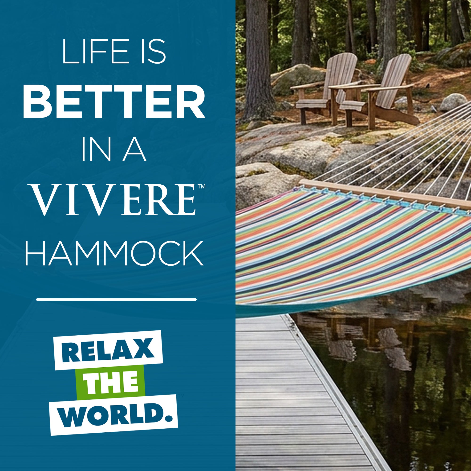 Sunbrella® Quilted Spreader Bar Hammock - Carousel Confetti & Aruba