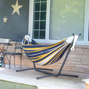 Hamac double en coton avec support (280 cm) - Serenity