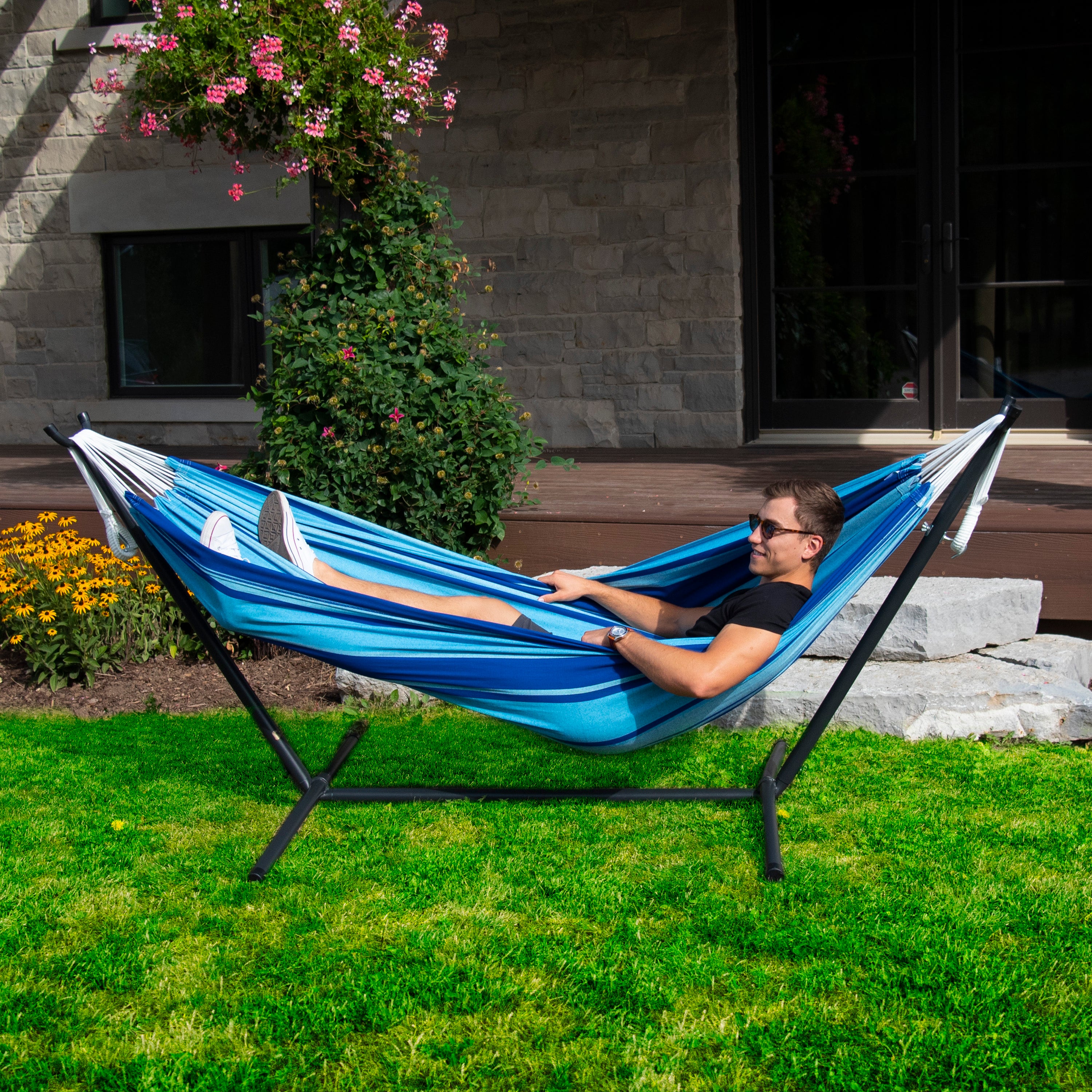 Rope Hammock Vivere Brazilian Style Double Cotton Hammock With