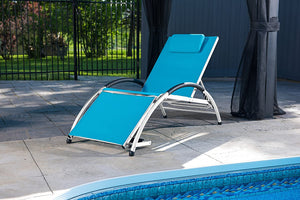Dockside Sun Lounger - Aluminum