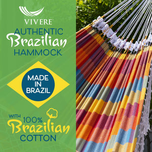 Authentic Brazilian Tropical Hammock - Double