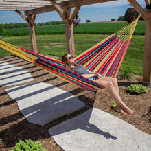 Load image into Gallery viewer, Brazilian Style Cotton Hammock - Double
