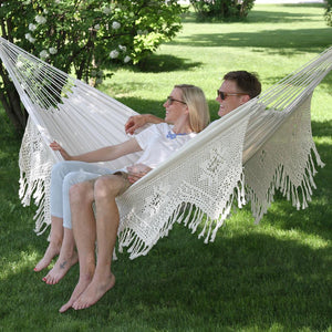 Brazilian Style Cotton Hammock - Double Deluxe