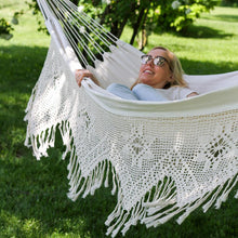 Load image into Gallery viewer, Brazilian Style Cotton Hammock - Double Deluxe
