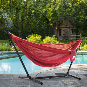 Single Mesh Hammock with Stand (9ft/280cm)