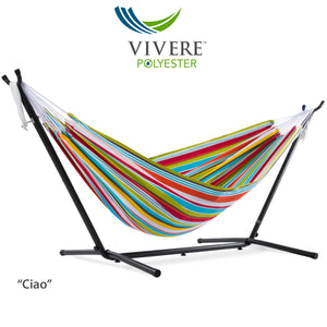 9ft Polyester Hammock with Stand