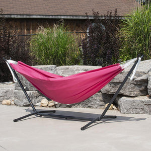 9ft Polyester Hammock with Stand