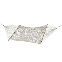 Load image into Gallery viewer, Double Natural Cotton Rope Hammock
