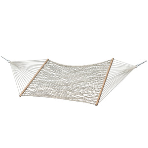Double Natural Cotton Rope Hammock