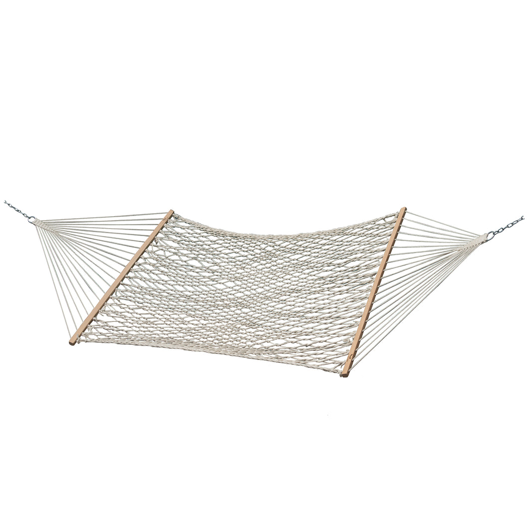 Double Natural Cotton Rope Hammock