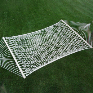 Double Natural Cotton Rope Hammock