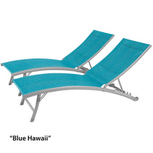 Load image into Gallery viewer, Clearwater 6 Position Aluminum Lounger 2 pc Set
