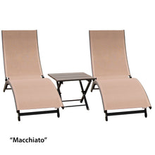 Load image into Gallery viewer, Coral Springs 3 pc Aluminum Lounger Set
