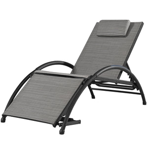 Dockside Sun Lounger - Aluminum
