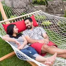 Load image into Gallery viewer, Double Polyester Rope Hammock
