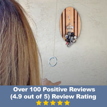 Load image into Gallery viewer, Hook and Ring Beach Stripe Design with Bottle Opener &amp; Magnetic Bottle Cap Catch
