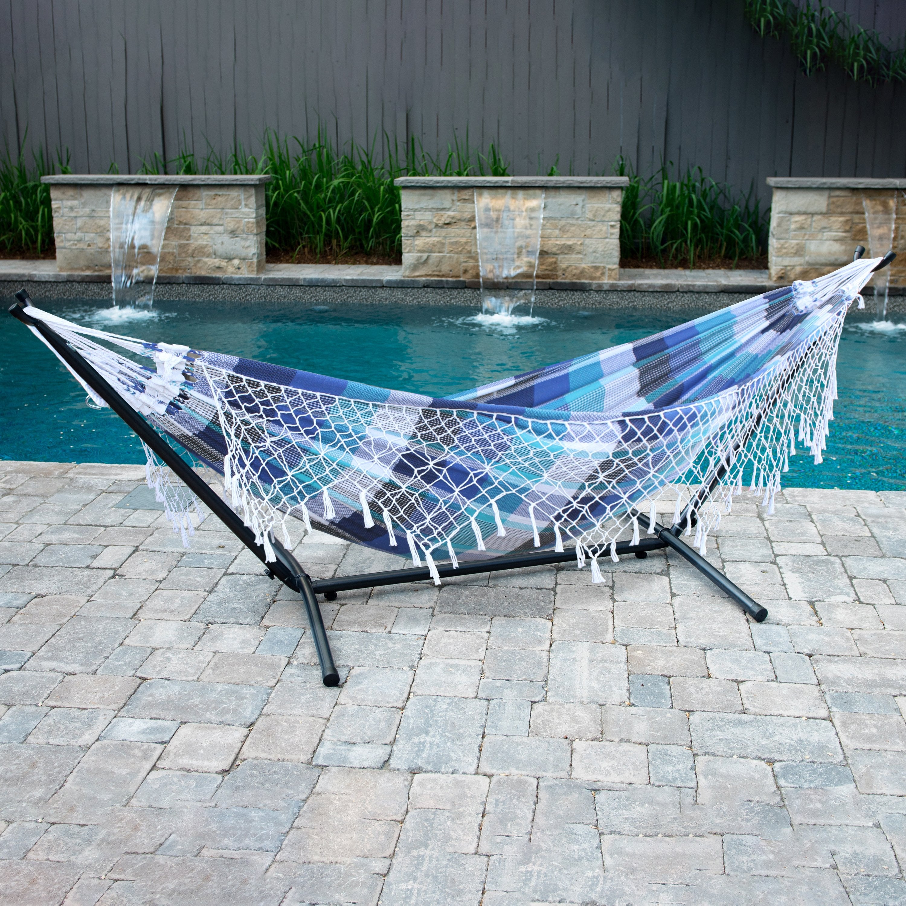 Universal Steel Hammock Stand (10ft/290cm) - Charcoal – Vivere Canada