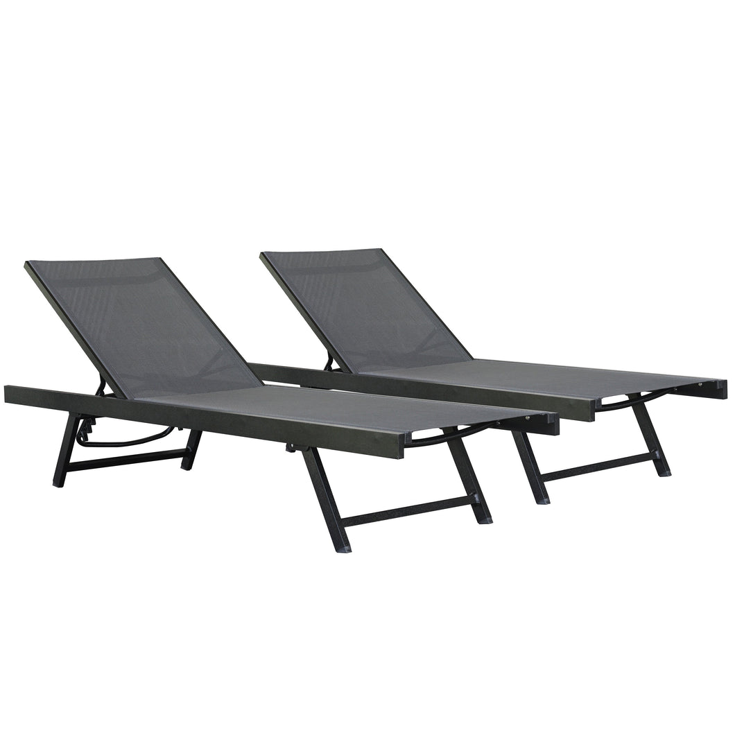Urban Aluminum Sun Lounger (2 Pack)