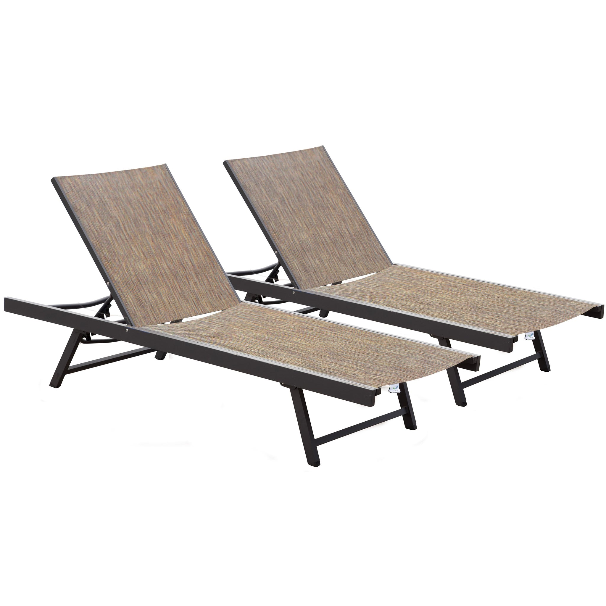 Metal sun lounger chair with cushion outlet