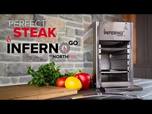 Load and play video in Gallery viewer, Northfire Propane Infrared Grill-Single, InfernoGo, Silver

